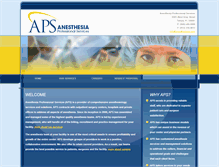 Tablet Screenshot of anesthesiaps.com